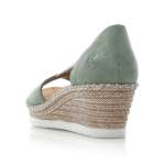 náhľad Dámske sandále RIEKER 619X1-52 zelená S3