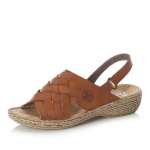 náhled Dámské sandály RIEKER 65810-24 hnědá S1