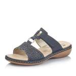 náhled Dámské nazouváky RIEKER 65943-15 modrá S1