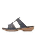 náhled Dámské nazouváky RIEKER 65943-15 modrá S1