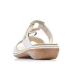 náhled Dámské nazouváky RIEKER 65943-80 bílá S1