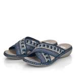 náhled Dámské nazouváky RIEKER 659R4-14 modrá S1