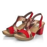 náhled Dámské sandály RIEKER 66583-33 červená S1