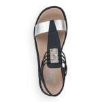 náhled Dámské sandály RIEKER 679L1-92 modrá S1