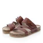 náhľad Dámske šľapky RIEKER 68251-22 hnedá S3