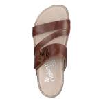 náhľad Dámske šľapky RIEKER 68251-22 hnedá S3