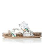 náhľad Dámske šľapky RIEKER 68252-90 biela S1