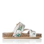 náhľad Dámske šľapky RIEKER 68252-90 biela S1