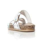 náhľad Dámske šľapky RIEKER 68252-90 biela S1