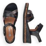 náhled Dámské sandály REMONTE D3057-01 černá S1