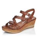 náhled Dámské sandály REMONTE D4760-24 hnědá S1
