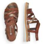 náhled Dámské sandály REMONTE R4550-24 hnědá S1