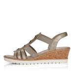 náhled Dámské sandály REMONTE R6256-90 zlatá S1