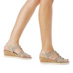 náhled Dámské sandály REMONTE R6256-90 zlatá S1