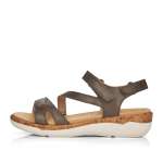 náhľad Dámske sandále REMONTE R6850-54 zelená S1