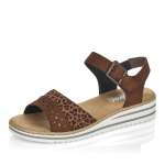 náhled Dámské sandály RIEKER RIE-10200441-S1 hnědá