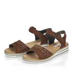 náhled Dámské sandály RIEKER RIE-10200441-S1 hnědá