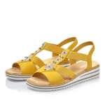 náhled Dámské sandály RIEKER RIE-10200443-S1 žlutá