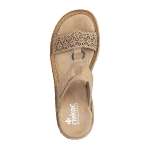 náhled Dámské nazouváky RIEKER V27K5-60 béžová S1