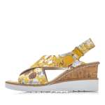náhled Dámské sandály RIEKER RIE-10200458-S1 žlutá