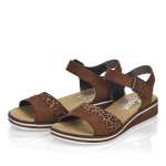 náhled Dámské sandály RIEKER RIE-10200459-S1 hnědá