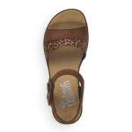 náhled Dámské sandály RIEKER RIE-10200459-S1 hnědá