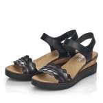 náhled Dámské sandály RIEKER V38F3-00 černá S3