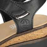 náhled Dámské sandály RIEKER V38F3-00 černá S3