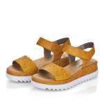 náhled Dámské sandály RIEKER V44F0-68 žlutá S1