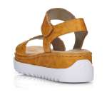 náhled Dámské sandály RIEKER V44F0-68 žlutá S1