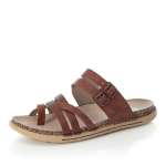 náhled Dámské nazouváky RIEKER V5498-22 hnědá S1