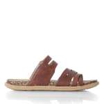 náhled Dámské nazouváky RIEKER V5498-22 hnědá S1