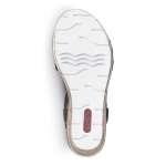 náhľad Dámske sandále RIEKER V55D8-00 čierna S1