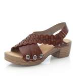 náhled Dámské sandály RIEKER RIE-10200517-S2 hnědá