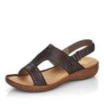 náhled Dámské sandály RIEKER RIE-10200518-S1 hnědá