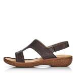 náhled Dámské sandály RIEKER RIE-10200518-S1 hnědá