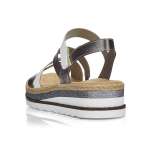 náhled Dámské sandály RIEKER RIE-10200537-S2 stříbrná