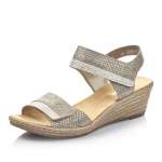 náhled Dámské sandály RIEKER RIE-10200899-S1 stříbrná