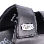 náhľad Pánske šľapky RIEKER 25590-02 čierna W1