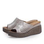 náhled Dámské nazouváky IBERIUS 0414-1965-20Y stříbrná S1