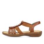 náhled Dámské sandály RIEKER 60809-24 hnědá S5