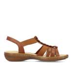 náhled Dámské sandály RIEKER 60809-24 hnědá S5