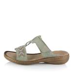 náhled Dámské nazouváky RIEKER RIE-10200982-S2 zelená