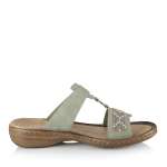 náhled Dámské nazouváky RIEKER RIE-10200982-S2 zelená