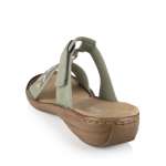 náhled Dámské nazouváky RIEKER RIE-10200982-S2 zelená