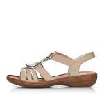 náhled Dámské sandály RIEKER 60841-60 béžová S2