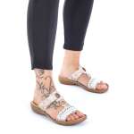 náhled Dámské nazouváky RIEKER RIE-10200990-S2 růžová