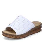 náhled Dámské nazouváky RIEKER 62988-80 bílá S2