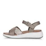 náhled Dámské sandály RIEKER 64301-64 béžová S2