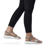 náhled Dámské sandály RIEKER 64301-64 béžová S2